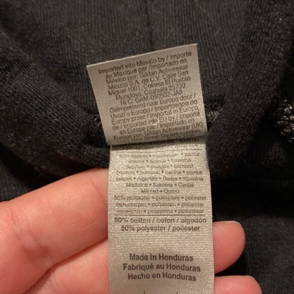 Gildan Neff Disney Black Mickey Mouse Long Sleeve Kangaroo Pouch Hoodie (Small) - Picture 8 of 9